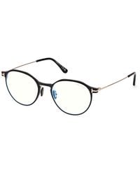 Tom Ford - Ft5866-B 002 Optical Frames Metal Round Normal - Lyst