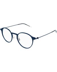 Montblanc - Mb0357O 002 Optical Frames Transparent Round - Lyst