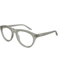 Balenciaga - Bb0533O 003 Montature Da Vista Acetato Trasparente Pilot - Lyst
