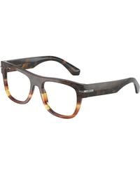 Dolce & Gabbana - Dg3407 3438 Optical Frames Acetate Transparent Squared Normal - Lyst