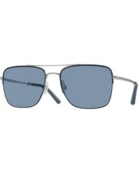 Oliver Peoples - Ov1343S R-2 506380 Sunglasses Metal Pilot Normal - Lyst