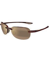 Maui Jim - Mj0408S 002 Sunglasses Injected Bronze Squared - Lyst