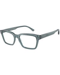 Emporio Armani - Ea3192 5911 Optical Frames Acetate Squared - Lyst