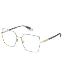Furla - Vfu875 309 Optical Frames Metal Squared - Lyst