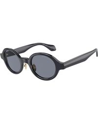 Giorgio Armani - Ar8205 606419 Sunglasses Acetate Round Normal - Lyst
