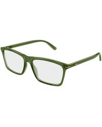 Gucci - Gg1445O 010 Optical Frames Acetate Transparent Squared - Lyst