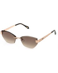 Just Cavalli - Sjc202 08Fc Sunglasses Metal Geometric Normal Nuanced - Lyst