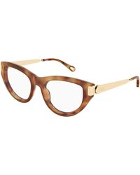 Chloé - Ch0352O 002 Optical Frames Acetate Transparent Cat Eye - Lyst