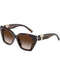 Tiffany & Co. - Tf4239U 80153B Sunglasses Acetate Squared Normal Shaded - Lyst