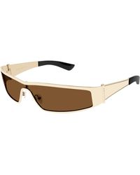 McQueen - Am0491S 003 Sunglasses Acetate Geometric - Lyst