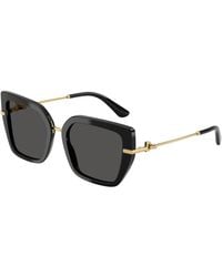 Dolce & Gabbana - Dg4474 501/87 Sunglasses Acetate Butterfly Normal - Lyst