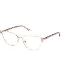 Guess - Gu2969 028 Optical Frames Metal Butterfly Normal - Lyst
