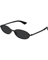 Saint Laurent - Sl 935 001 Sunglasses Metal Round - Lyst