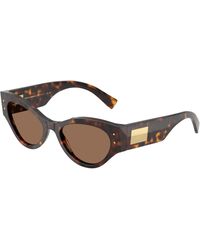 Dolce & Gabbana - Dg4480 502/73 Sunglasses Acetate Butterfly Normal - Lyst