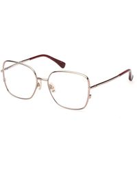 Max Mara - Mm5223 036 Optical Frames Metal Round Normal - Lyst