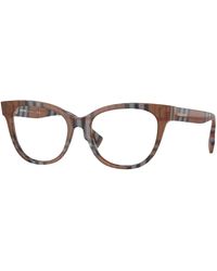 Burberry - Be2375 Evelyn 3966 Optical Frames Acetate Transparent Cat Eye Normal - Lyst