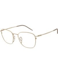 Giorgio Armani - Ar5168 3003 Optical Frames Metal Transparent Pillow Normal - Lyst