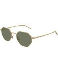 Bottega Veneta - Bv1471S 003 Sunglasses Titanium Round - Lyst