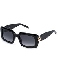 Furla - Sfu980 0700 Sunglasses Acetate Smoke Squared Normal Nuanced - Lyst