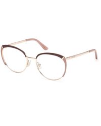 Guess - Gu50250 059 Optical Frames Metal Round Normal - Lyst