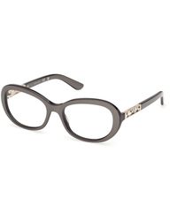 Guess - Gm50065 87 Optical Frames Acetate Round Normal - Lyst