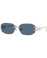 Versace - Ve2274 100080 Sunglasses Metal Geometric Normal - Lyst