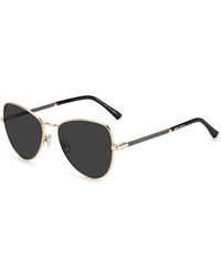 Jimmy Choo - Carol/S 2M2/Ir Sunglasses Metal Pilot Normal - Lyst