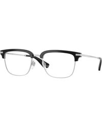 Burberry - Be2468 3001 Optical Frames Injected Transparent Squared Normal - Lyst