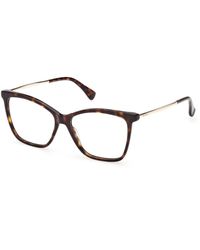 Max Mara - Mm5235 052 Optical Frames Acetate Round Normal - Lyst