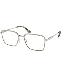 Michael Kors - Mk3079 Méribel 1893 Optical Frames Metal Squared Normal - Lyst