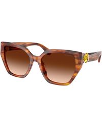 Swarovski - Sk6044U 109174 Sunglasses Acetate Geometric Normal Shaded - Lyst