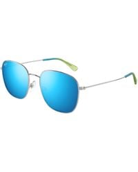 Maui Jim - Mj0657Sa 003 Occhiali Da Sole Metallo Blu Squadrata - Lyst