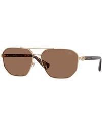 Burberry - Be3166 110973 Sunglasses Metal Pilot Normal - Lyst