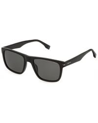 Police - Splq83 Champ 14 700P Sunglasses Acetate Smoke Squared - Lyst