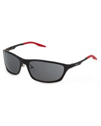 Fila - Sfid68 531 Sunglasses Metal Smoke Squared Water Repellent - Lyst