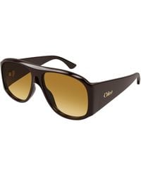 Chloé - Ch0347S 001 Sunglasses Acetate Pilot - Lyst