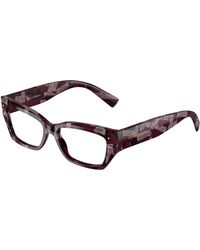 Dolce & Gabbana - Dg3387 3464 Optical Frames Acetate Squared Normal - Lyst