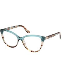 Guess - Gm50011 087 Optical Frames Acetate Cat Eye Normal - Lyst