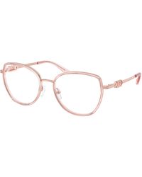 Michael Kors - Mk3101 Kiawah 3101 Optical Frames Metal Transparent Round Normal - Lyst