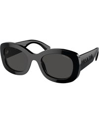 Prada - Pr A13S 1Ab5S0 Sunglasses Acetate Round Normal - Lyst
