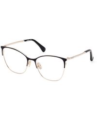 Max Mara - Mm5104 005 Optical Frames Metal Cat Eye Normal - Lyst