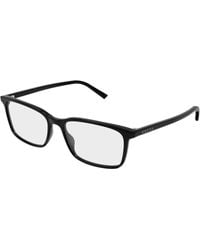 Gucci - Gg1997O 001 Optical Frames Acetate Transparent Squared - Lyst
