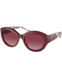 Michael Kors - Mk2204U Brussels 39498H Sunglasses Acetate Cat Eye Normal Shaded - Lyst