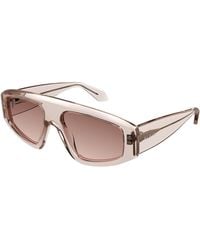 Alaïa - Aa0092S 006 Sunglasses Acetate Wraparound Nuanced - Lyst