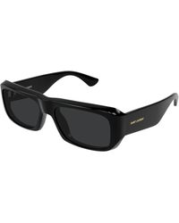 Saint Laurent - Sl 869 001 Sunglasses Bio-Injected Squared - Lyst