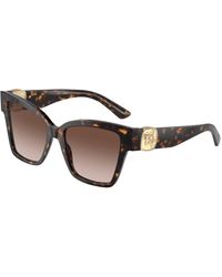 Dolce & Gabbana - Dg4470 502/13 Sunglasses Acetate Squared Normal Shaded - Lyst