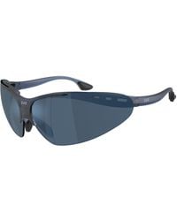 Moncler - Q74007 635955 Sunglasses Injected Geometric Mirror - Lyst