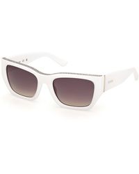 Guess - Gu00293 21B Sunglasses Injected Smoke Squared Normal - Lyst