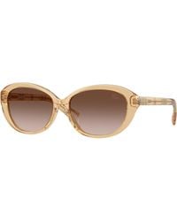 Burberry - Be4507D 416713 Sunglasses Acetate Pillow Normal Nuanced - Lyst