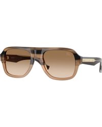 Burberry - Be4478 420789 Sunglasses Acetate Pilot Normal Shaded - Lyst